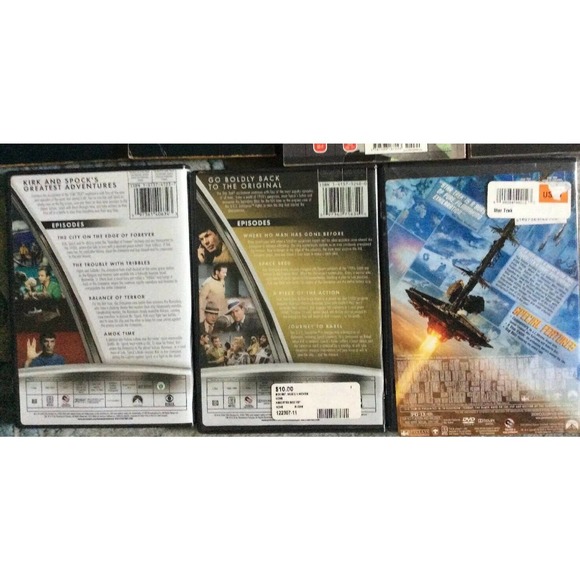 Star Trek Lot: 3 DVD'S, 5 VHS Tapes and 4 Paperback Books - Picture 8 of 10